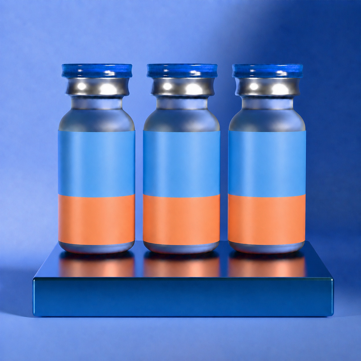 3+ vials